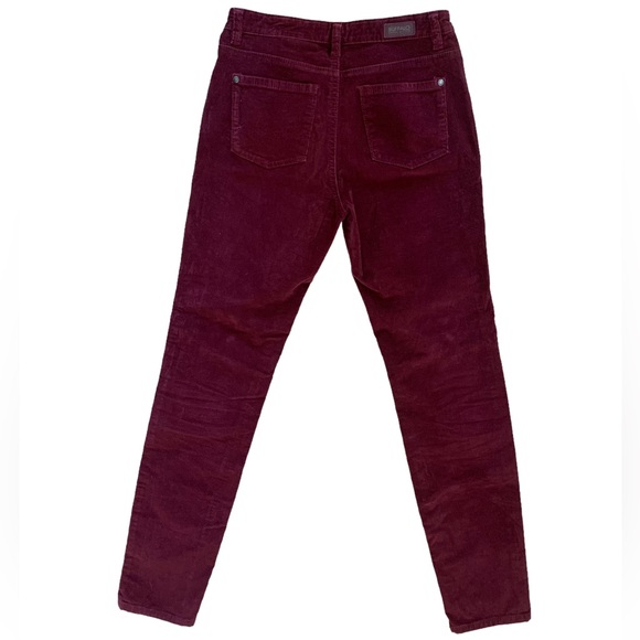 Deep red corduroy pants size 26/2 by David Bitton - Picture 3 of 3